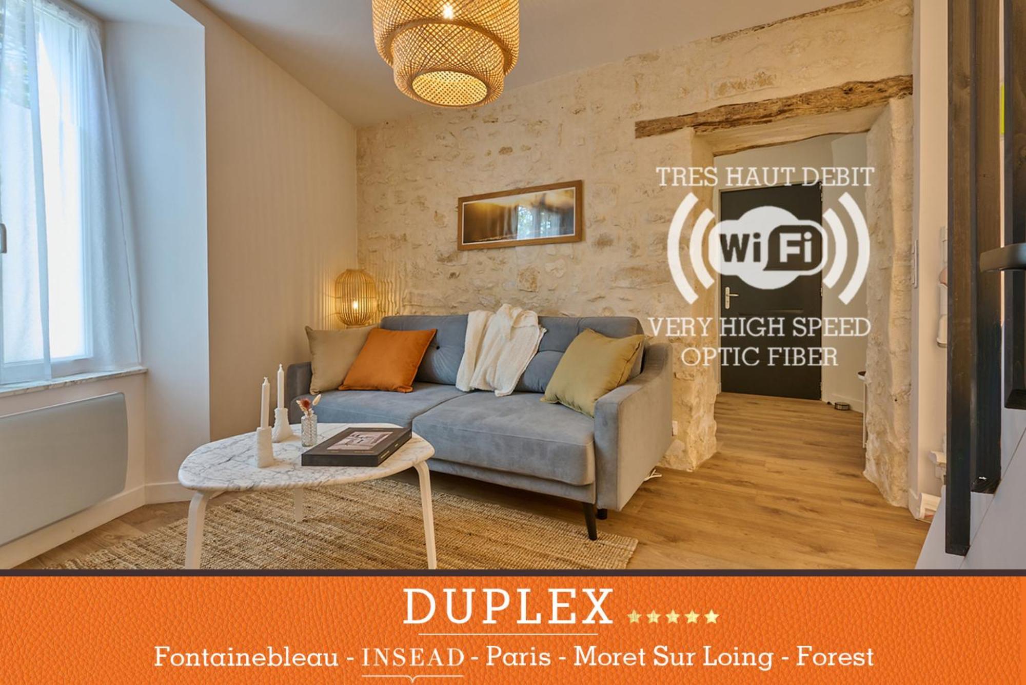 Standing A 7min De Fontainebleau Centre, 3min De Moret-sur-loing Et 45min De Paris Apartment