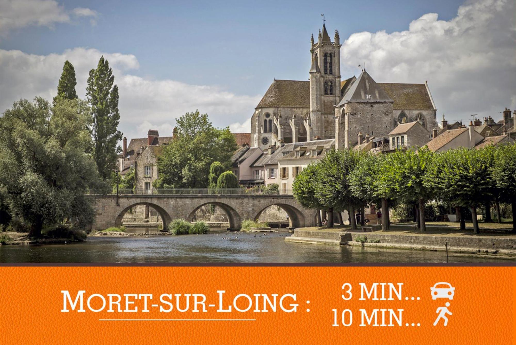 Apartment Standing A 7min De Fontainebleau Centre, 3min De Moret-sur-loing Et 45min De Paris Veneux-les-Sablons